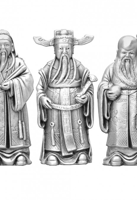 Trinity of Blessings Figurine Set – Fu, Lu & Shou
